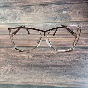 Christian Dior Vintage 2688 41 Butterfly Eyeglasses Gold Tortoise Shell Austria